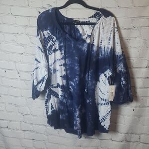 💜NWT New Directions Curvey 1x Blouse